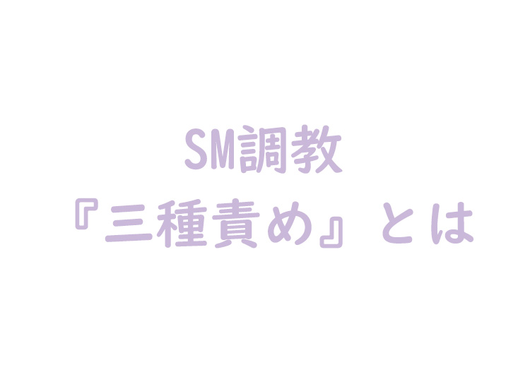 三種責めとは