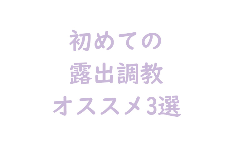 露出調教3選