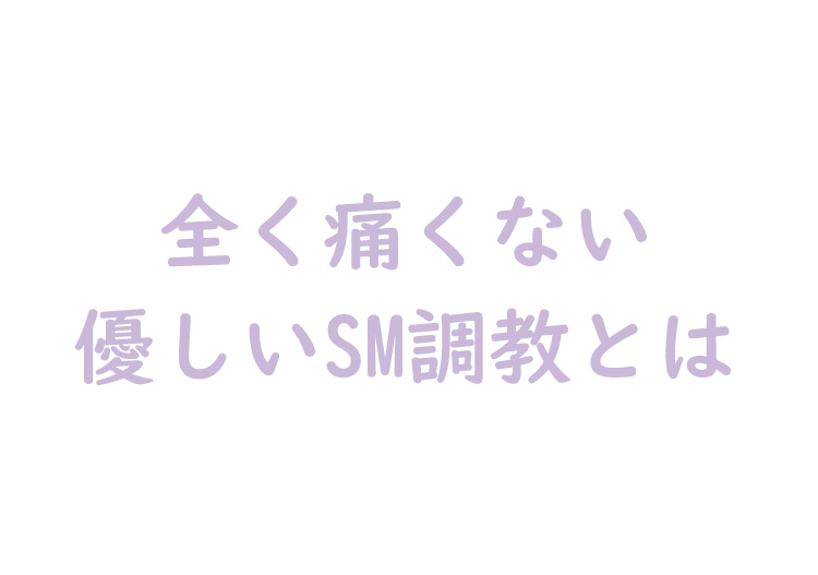 優しいSM調教とは