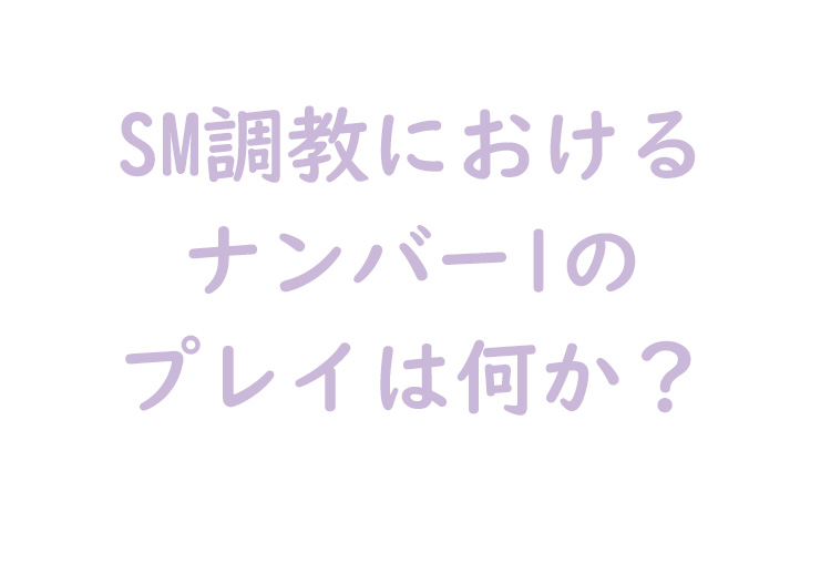 SM調教ナンバー1プレイ