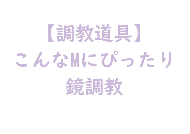 鏡調教とは